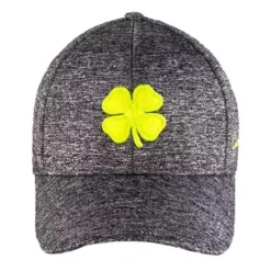 Adult Black Clover Lucky Heather Smoke Golf Flexfit Hat